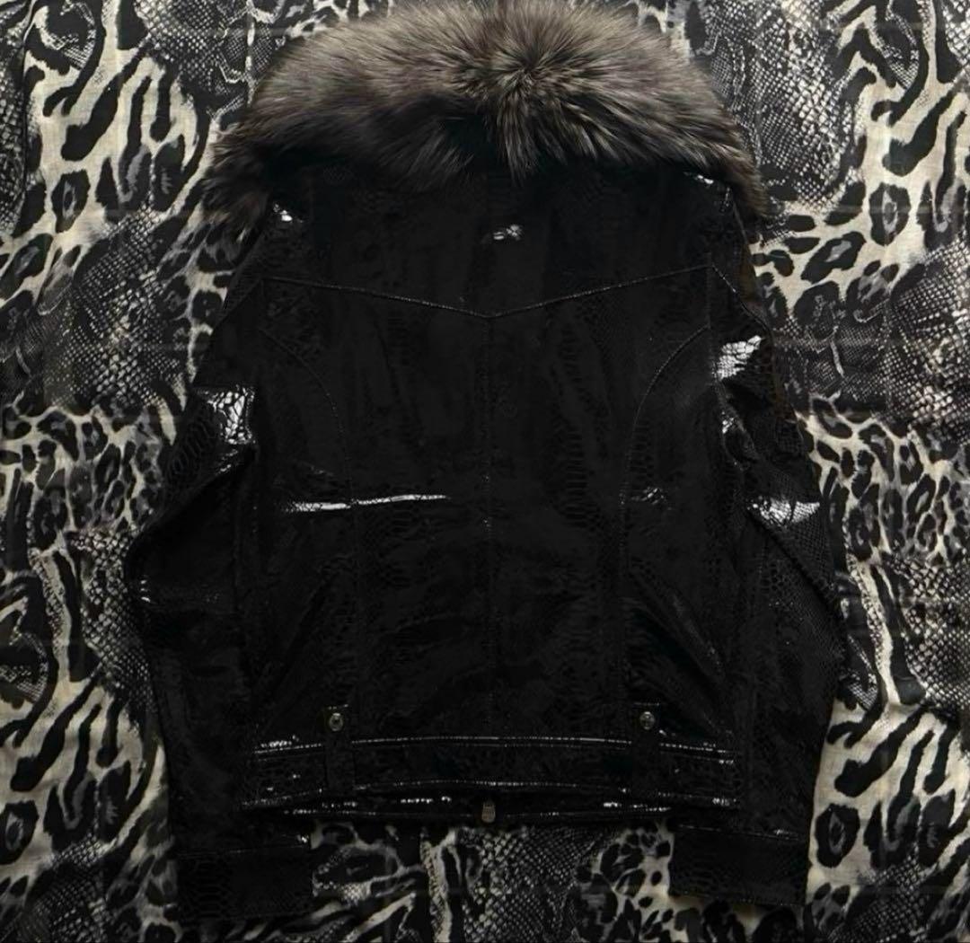 レザーファージャケット 平成 ギャル archive y2k グランジ