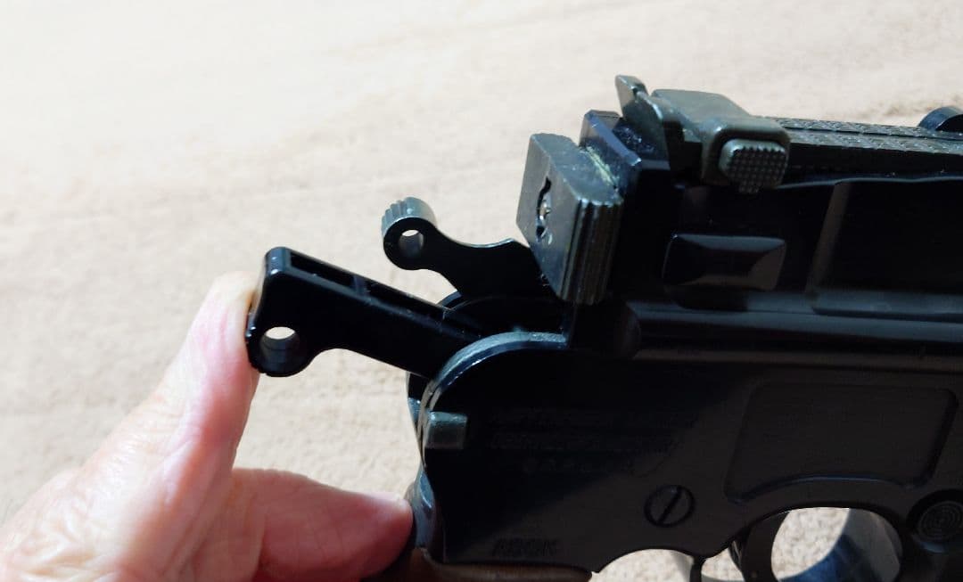 【希少品】フジミ　モーゼル M712　ガスガン プラスチック製