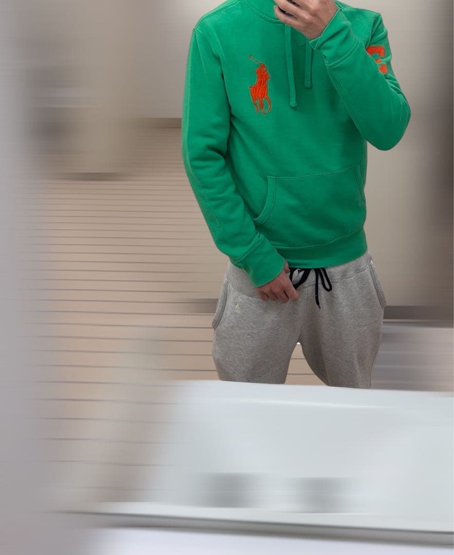 POLO RALPH LAUREN　ビッグポニー　刺繍ロゴパーカー　swag