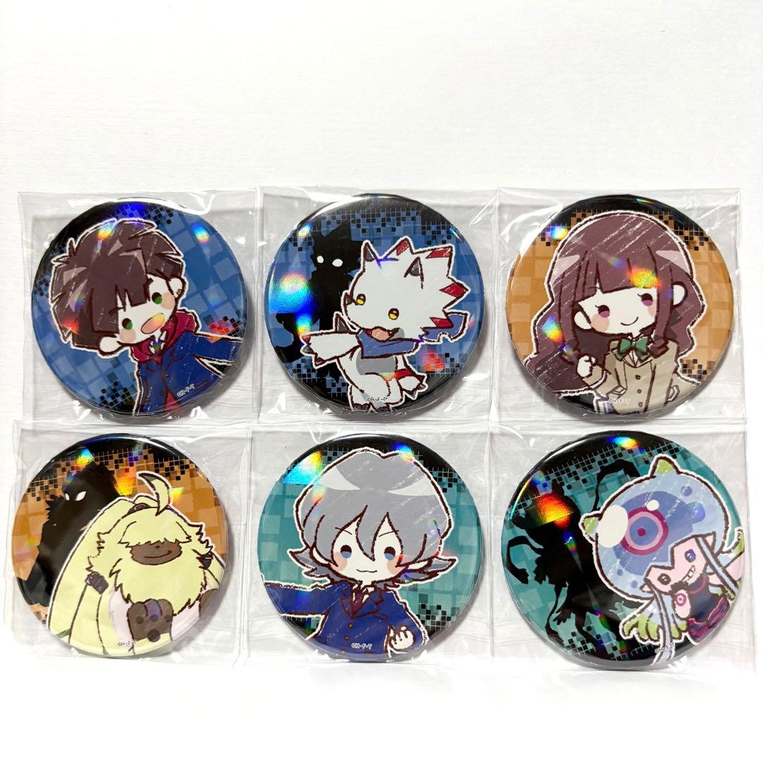全6種セット デジモンゴーストゲーム ホログラム缶バッジ　グラフアート
