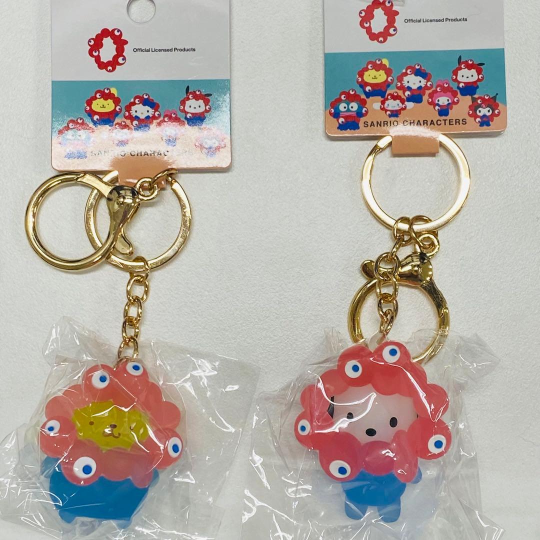 サンリオキャラクター ミャクミャク キーホルダー クリア7個セットコンプリート