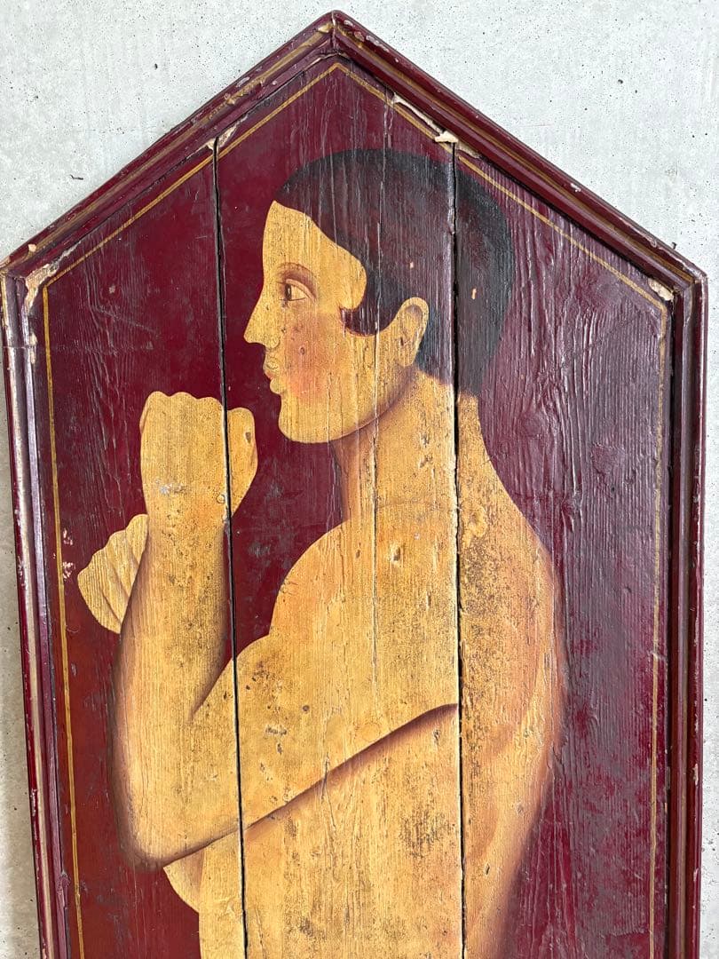 大きなイギリスのアンティーク壁掛け 2枚　高さ174cm ※サイズ間違えてました