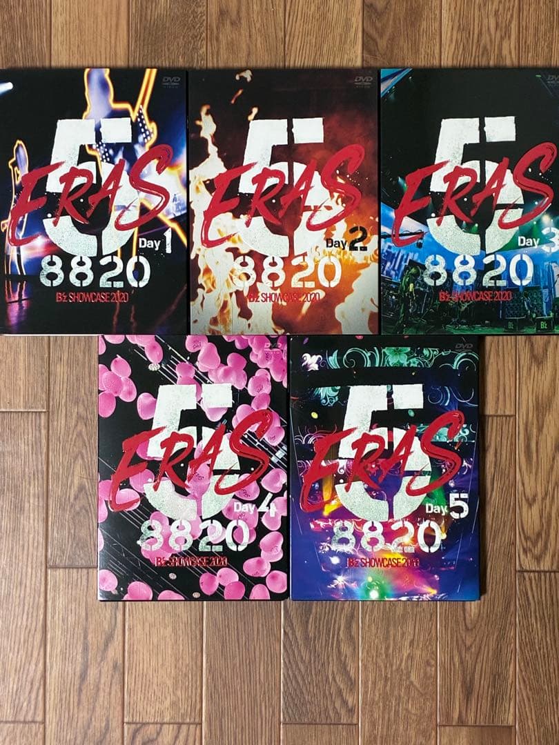 B’z 5ERAS 8820 DVD 5枚セット