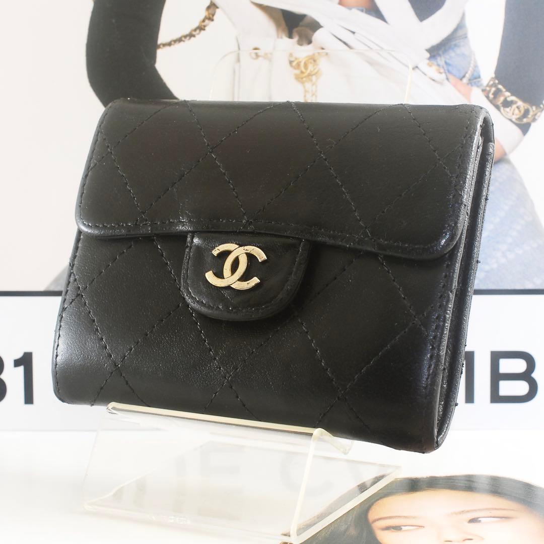 シャネル＊ラムスキン＊マトラッセ＊カードケース＊ケース＊小銭入れ＊財布