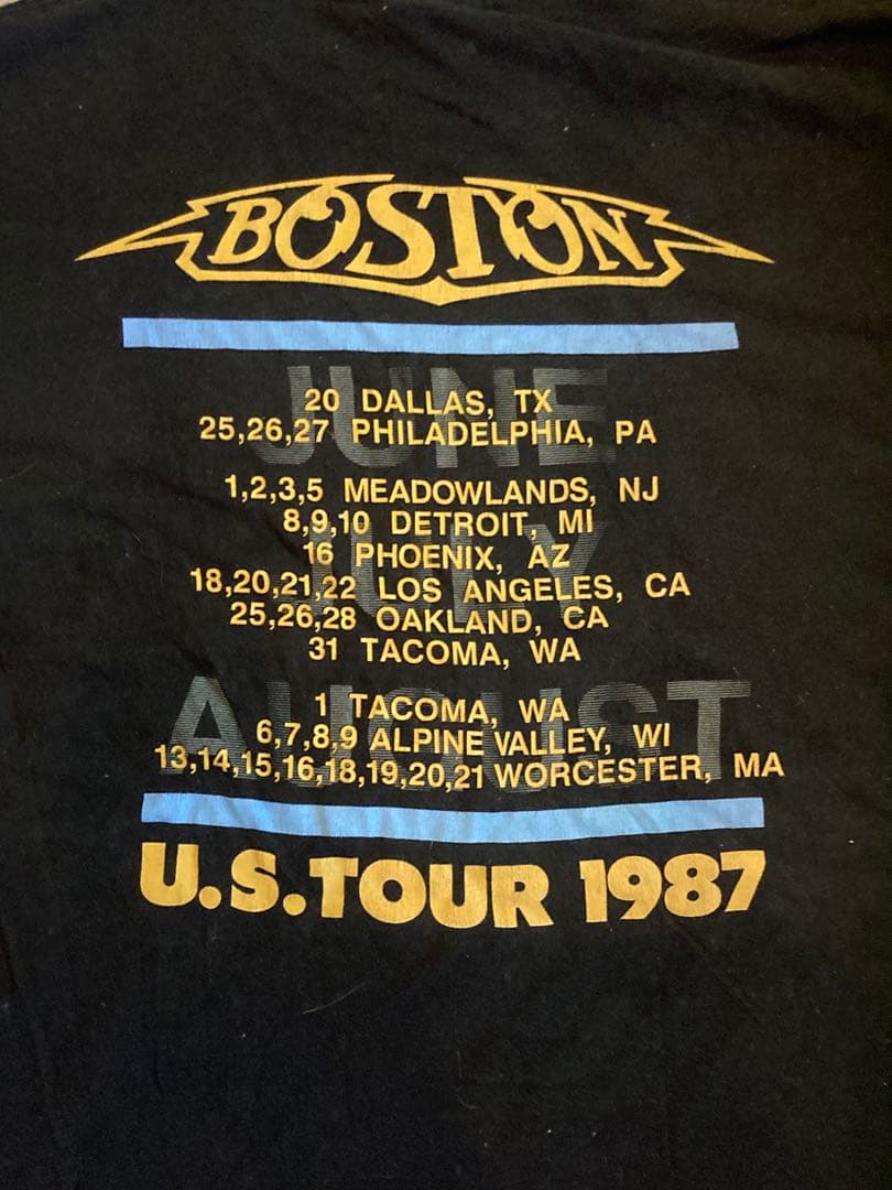 ボストン U.S. TOUR 1987 Tシャツ　ビンテージ　オリジナル