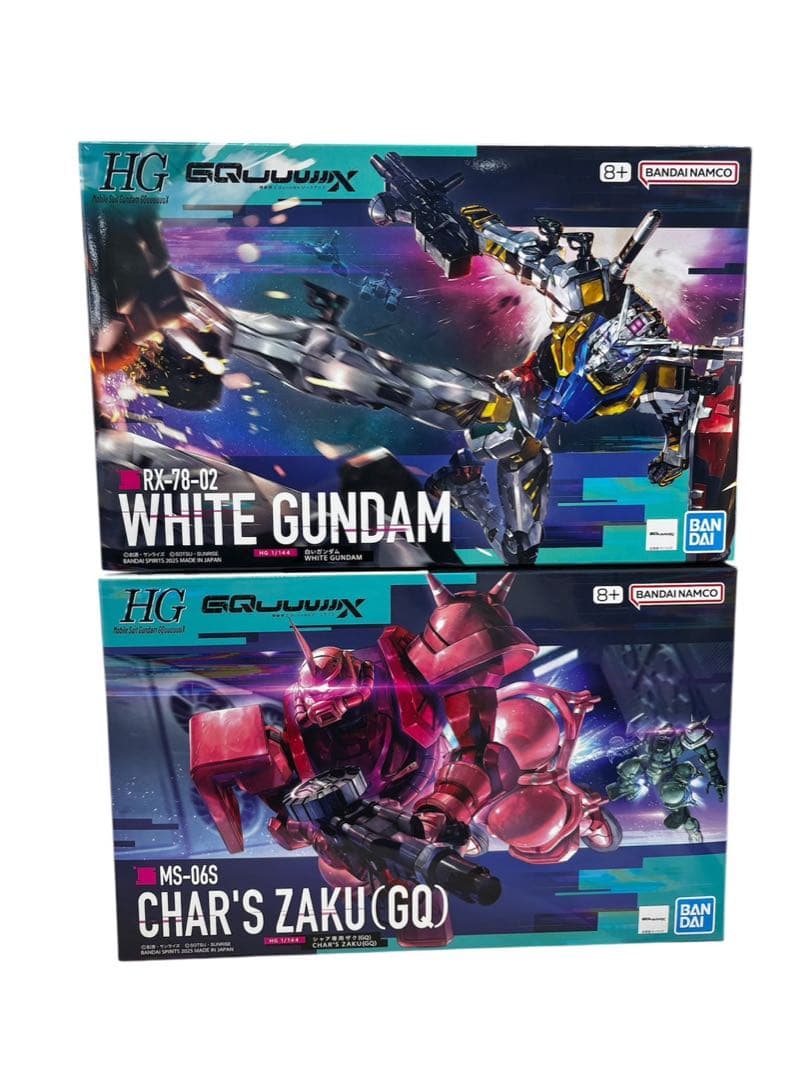 HG RX-78-02 ホワイトガンダム & シャアザク(GO)