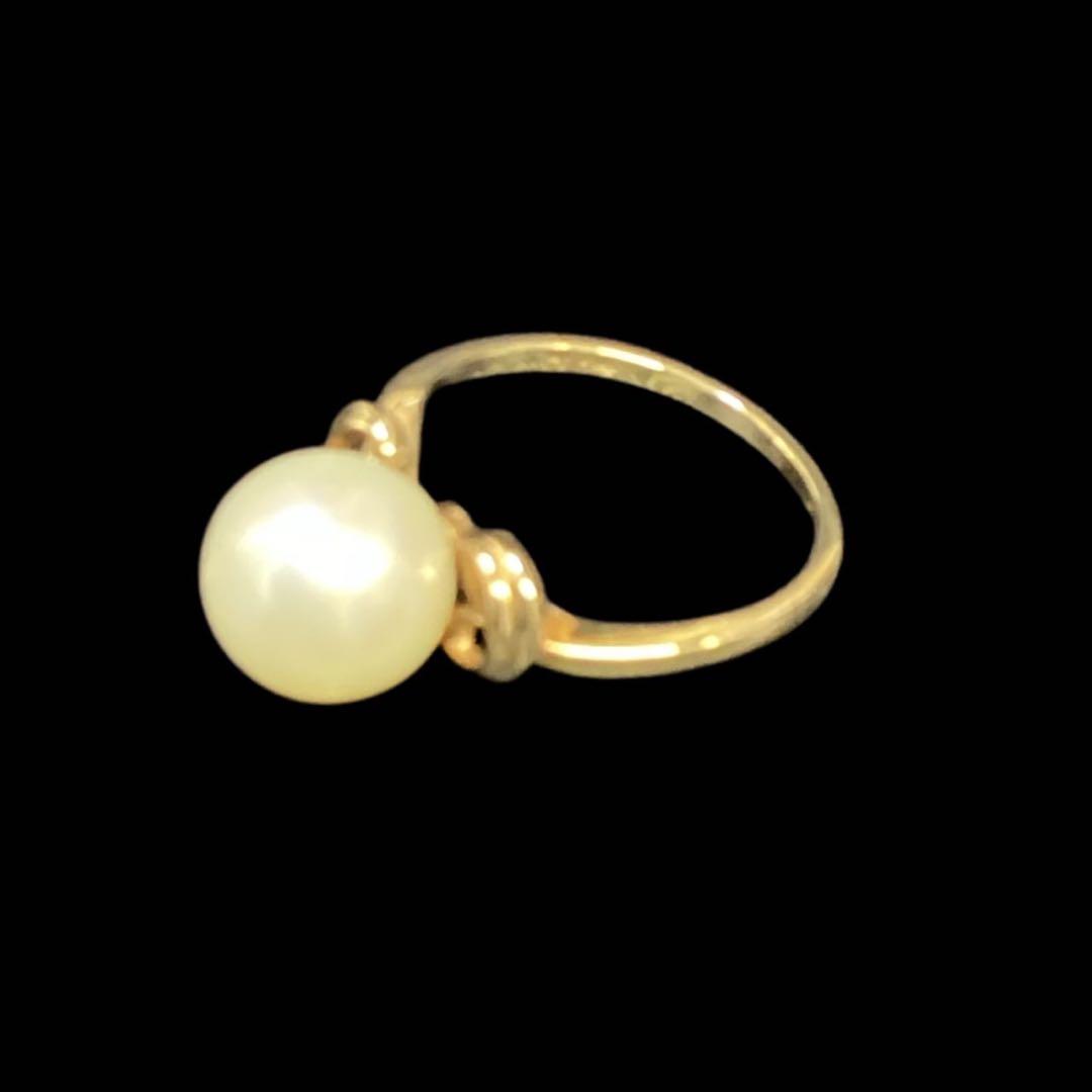 ★MIKIMOTO★K14 パールリング【9.3㎜珠】