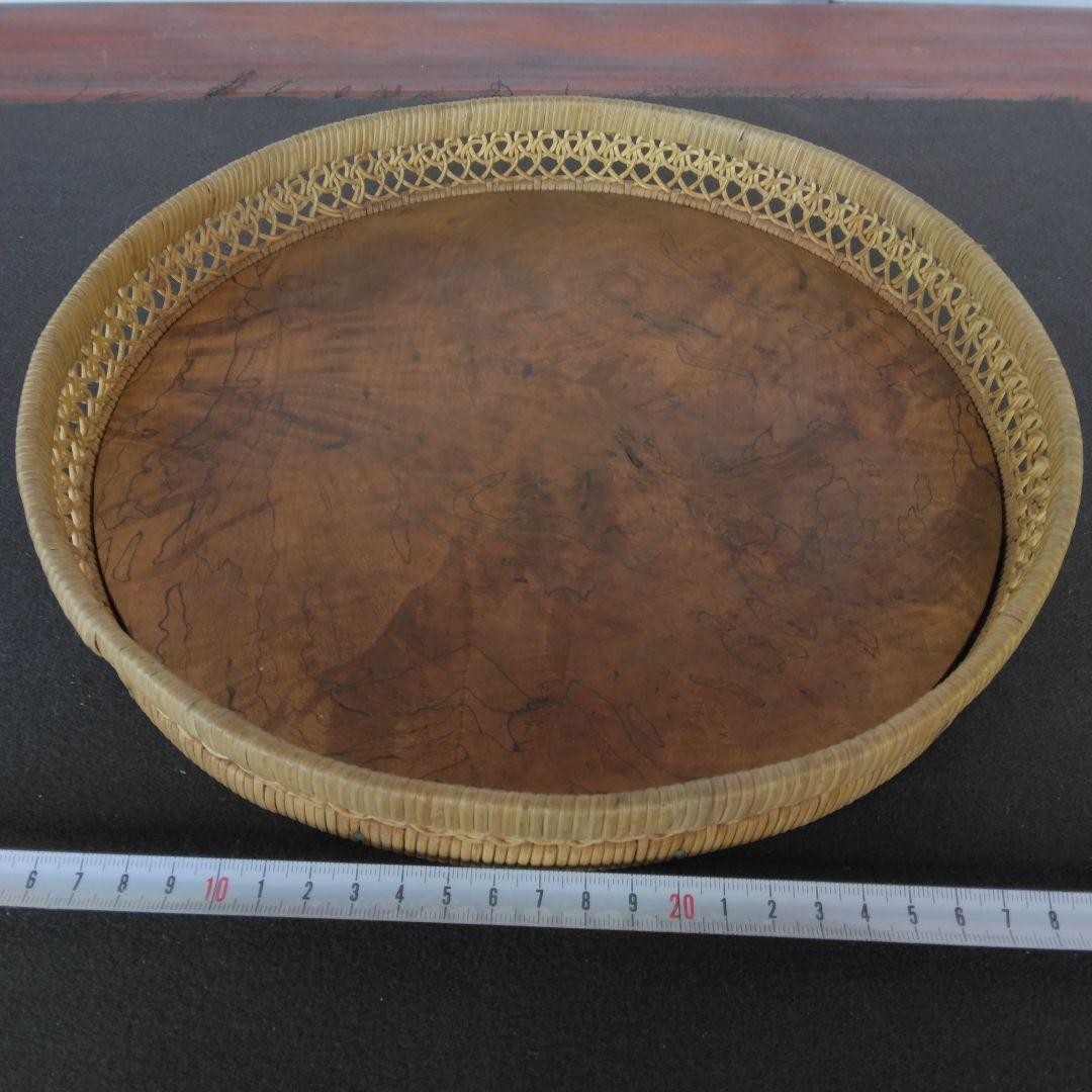 お盆　スポルテッド　珍品　無垢