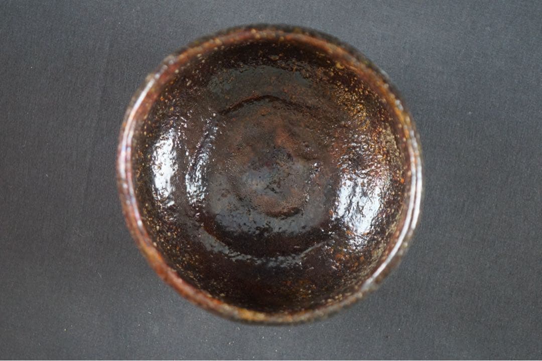 加藤石春 作 立田錦 楽焼 抹茶椀 紙箱 茶道具