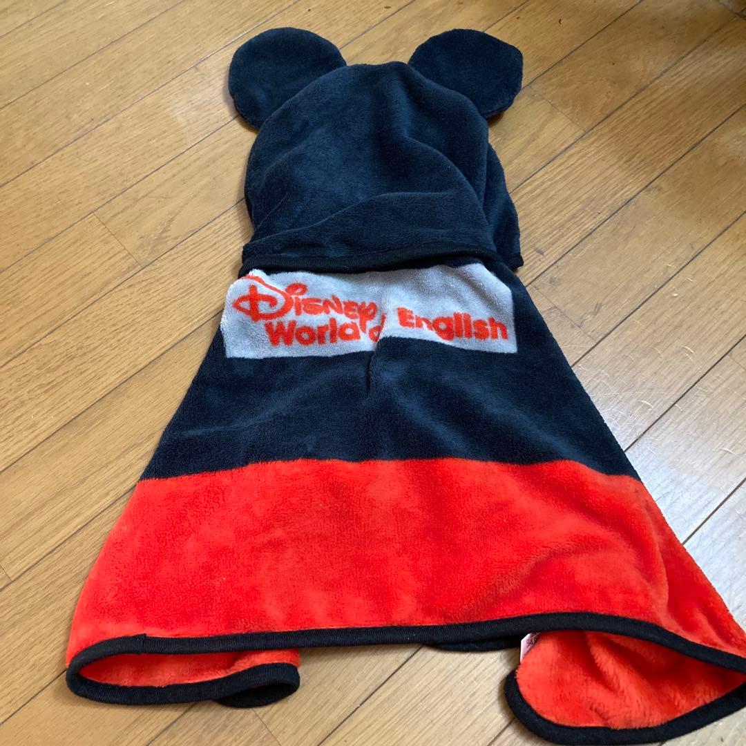 ミッキーマウス フード付きなりきりポンチョ