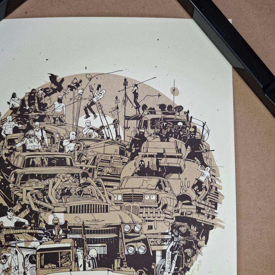 ●250枚限定 マッドマックス 怒りのデスロード シルクスクリーン ミニポスター