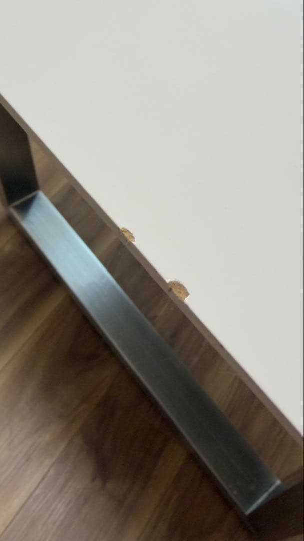 FENIXライトグレー天板 160 80 ステンレススクエアkanademono