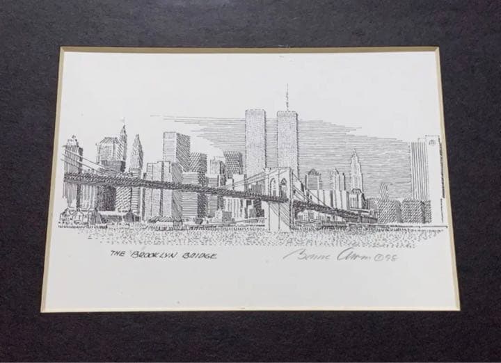 ニューヨーク絵画　リトグラフ