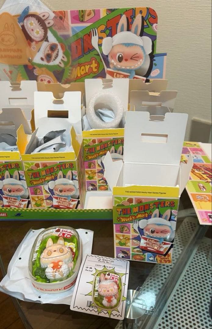 【セール・11種】ポップマート ラブブ ワッキーマートシリーズ 購入特典うちわ付