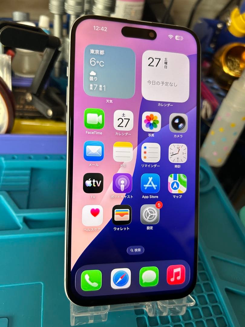 チ*娘様 アメリカ版 iPhone 15 Plus 256GB バッテリー84%