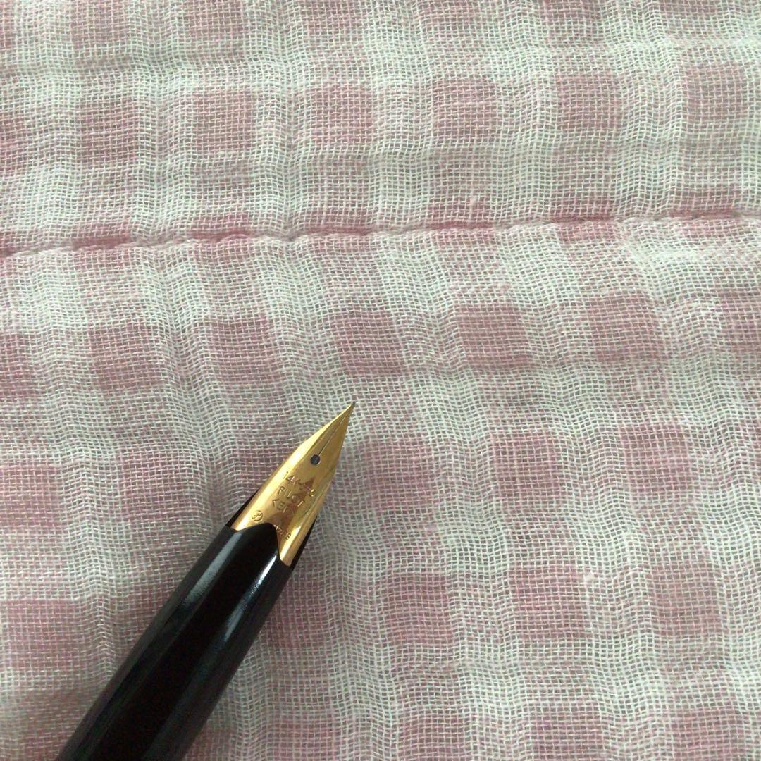 パイロット 14K 14金 万年筆 デスクペン EF 黒 廃盤