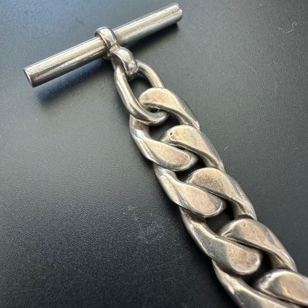 LAVER 11MM CURB CHAIN T BAR ブレスレット　TAXCO