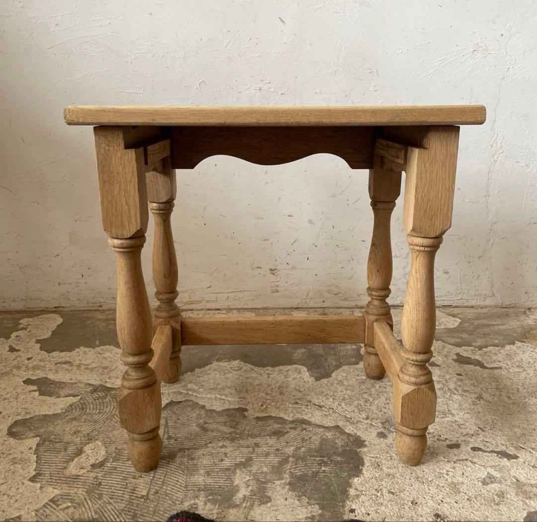 サイドテーブル　剥離 アンティーク