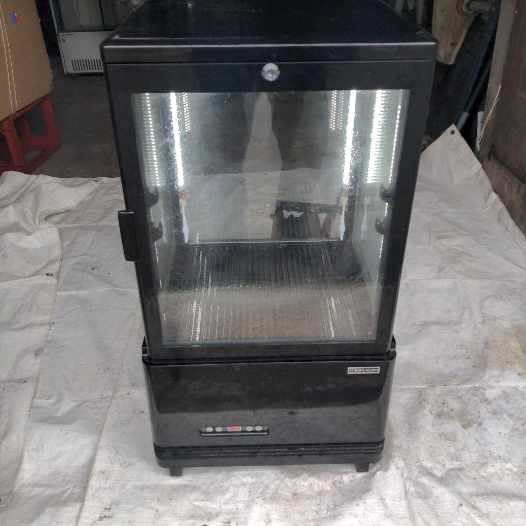 ディスプレイ冷蔵庫 ガラス扉 ブラック【無料配送地域有り】