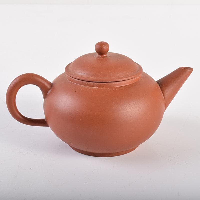 中国　紫砂　朱泥　急須　茶壷　在銘　C　R7847