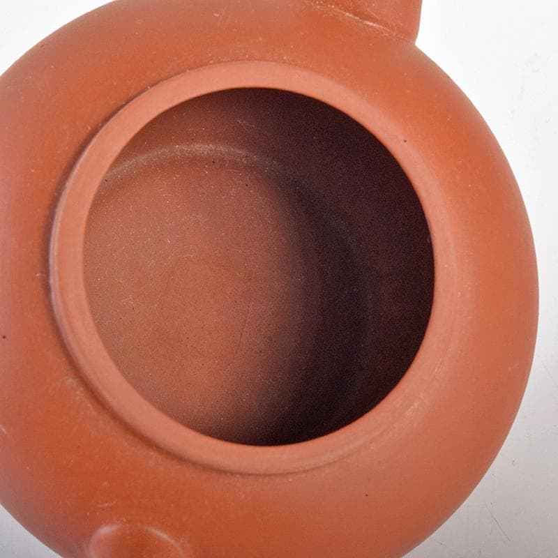 中国　紫砂　朱泥　急須　茶壷　在銘　C　R7847