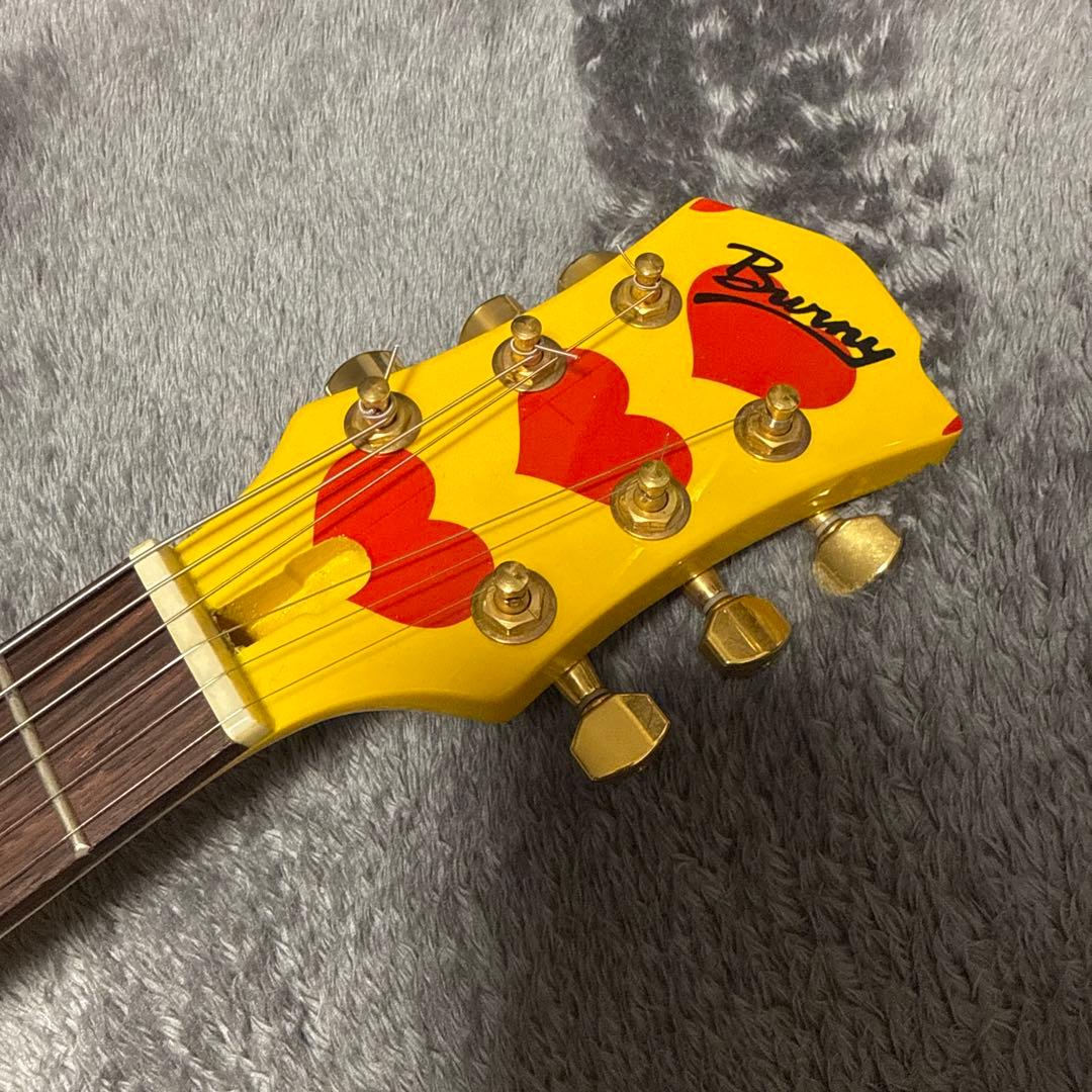 美品 イエローハートJr. プラチナ保証付 音出しOK hide XJAPAN