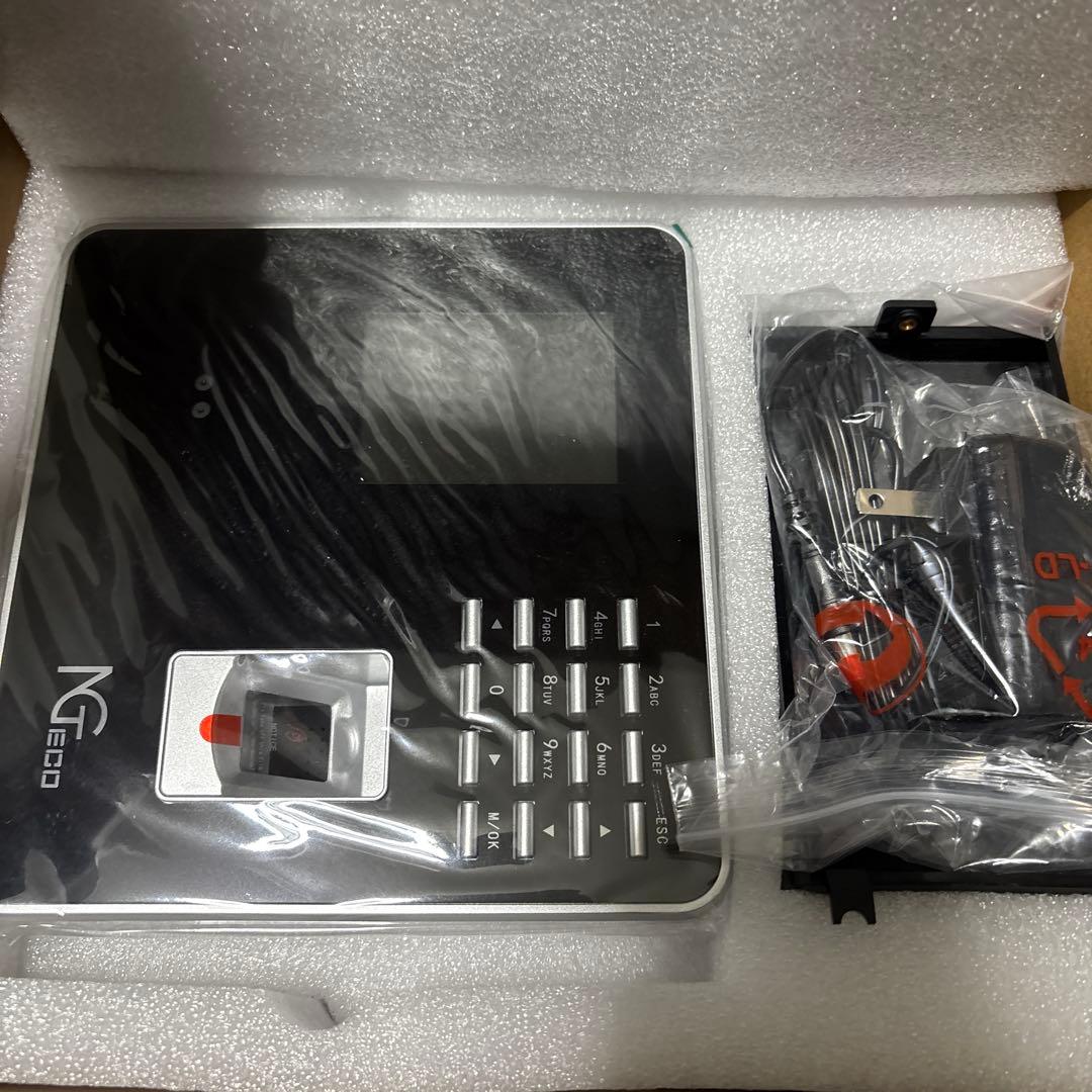 NGTeco タイムレコーダー 顔認証 指紋認証 自動集計 USBメモリ付属