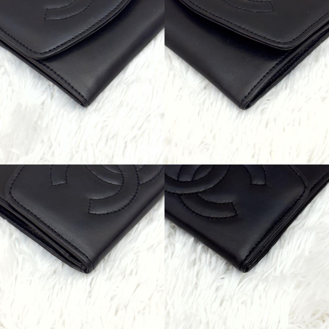未使用級✨CHANEL シャネル ラムスキン 財布 ケース 小銭入れ