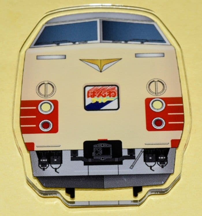 京都鉄博381系特別展示イベント特典　381系アクリルマグネット　はんわライナー