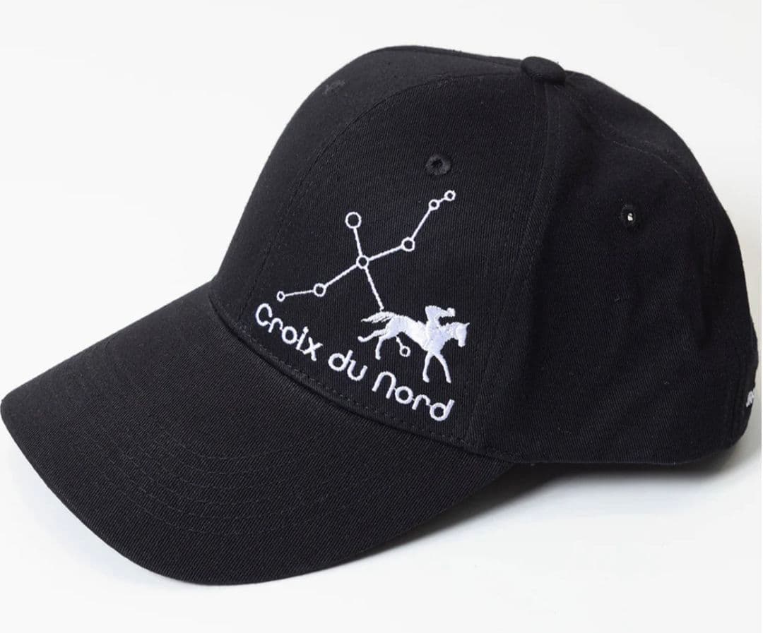 クロワデュノール　キャップ　ブラック　黒　帽子　未使用新品　競馬　JRA