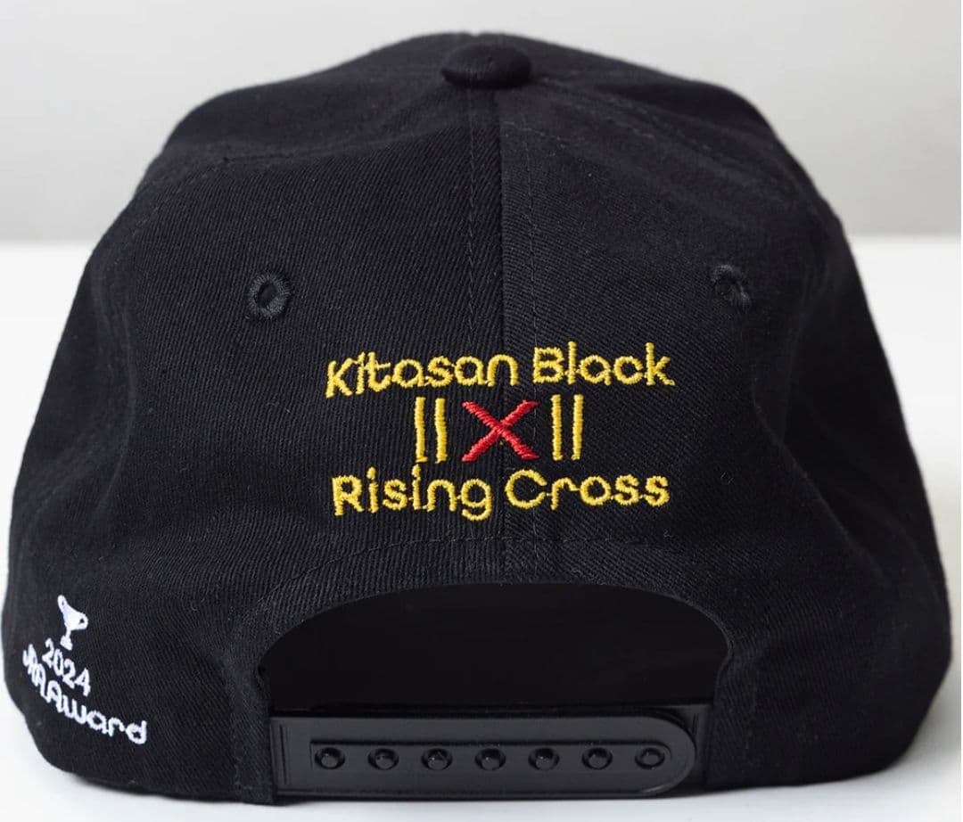 クロワデュノール　キャップ　ブラック　黒　帽子　未使用新品　競馬　JRA