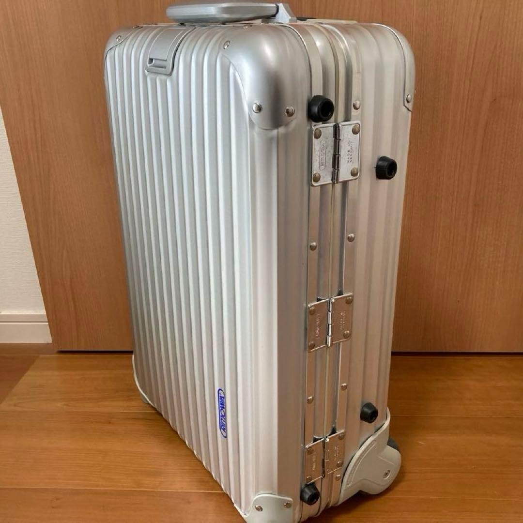 最終値下げ　美品　リモワRIMOWA トパーズTOPAS 32L 青ロゴ　2輪
