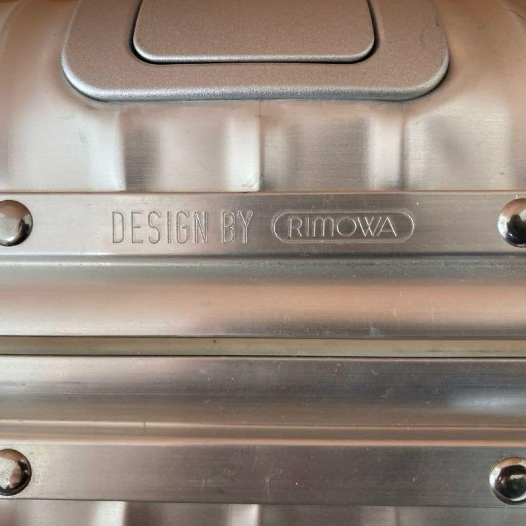 最終値下げ　美品　リモワRIMOWA トパーズTOPAS 32L 青ロゴ　2輪