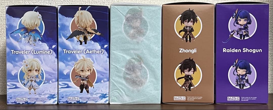 原神　ねんどろいど　まとめ売り　旅人　空　蛍　ウェンティ　鍾離　雷電将軍