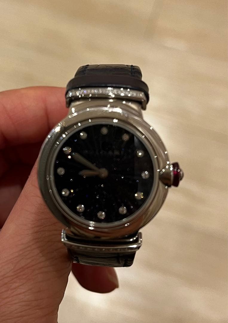 ブルガリ　ルチェア　時計　ラピスラズリ