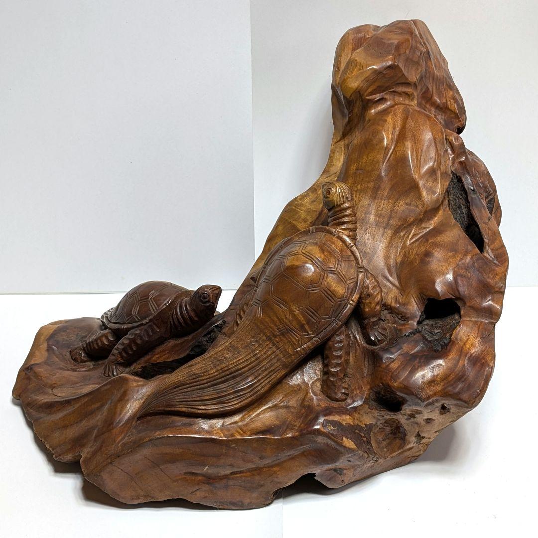 オブジェ　美術品　彫刻　一本木