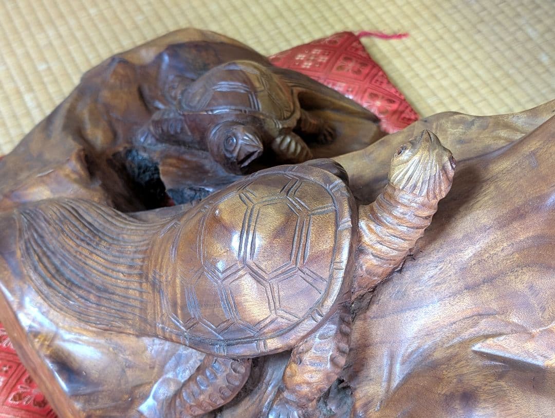 オブジェ　美術品　彫刻　一本木