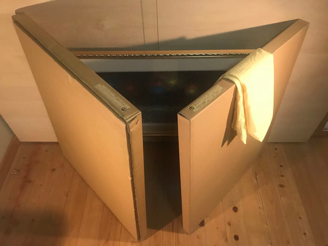 福ちゃんさま専用　山下清「長岡の花火」ニューリトグラフ　落款・作品証明シール有り