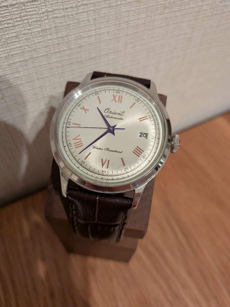 Orient 75周年限定モデル 自動巻き 白文字盤