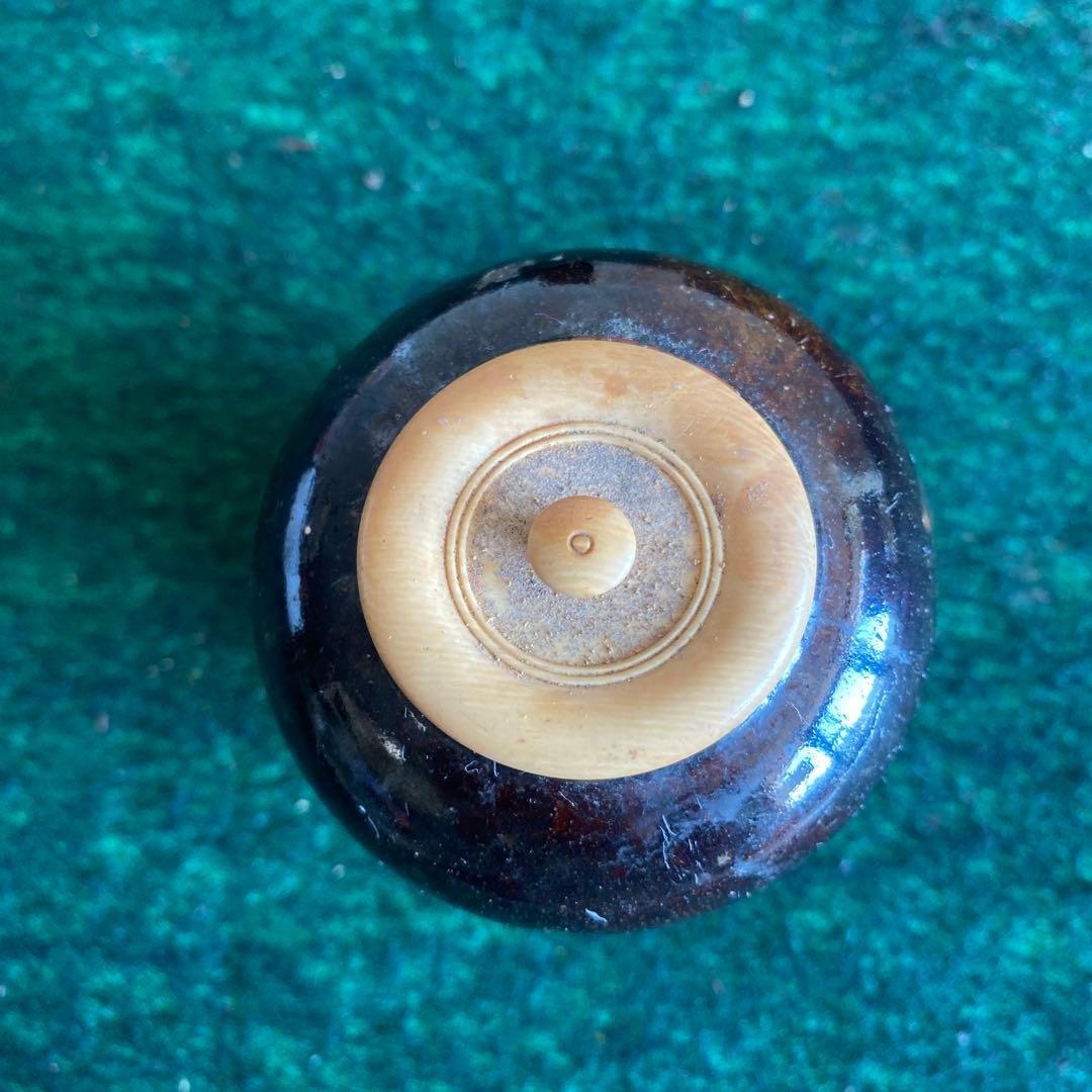 偕楽園焼の茶壷　箱付き