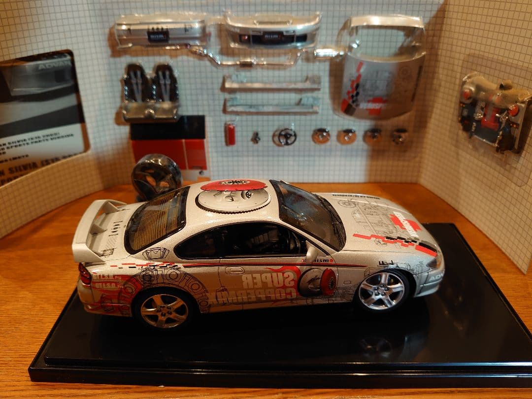 ホットワークス 1/24 ダイキャストモデルカーシルビア　S15