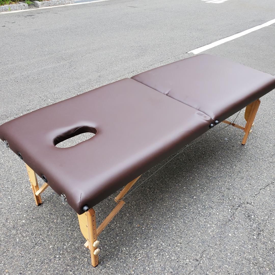 大阪市尚配送無料 SEVEN BEAUTY エステ用簡易ベッド 現状品