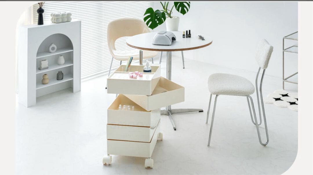 smoo uni キャスター付きワゴン 5段収納