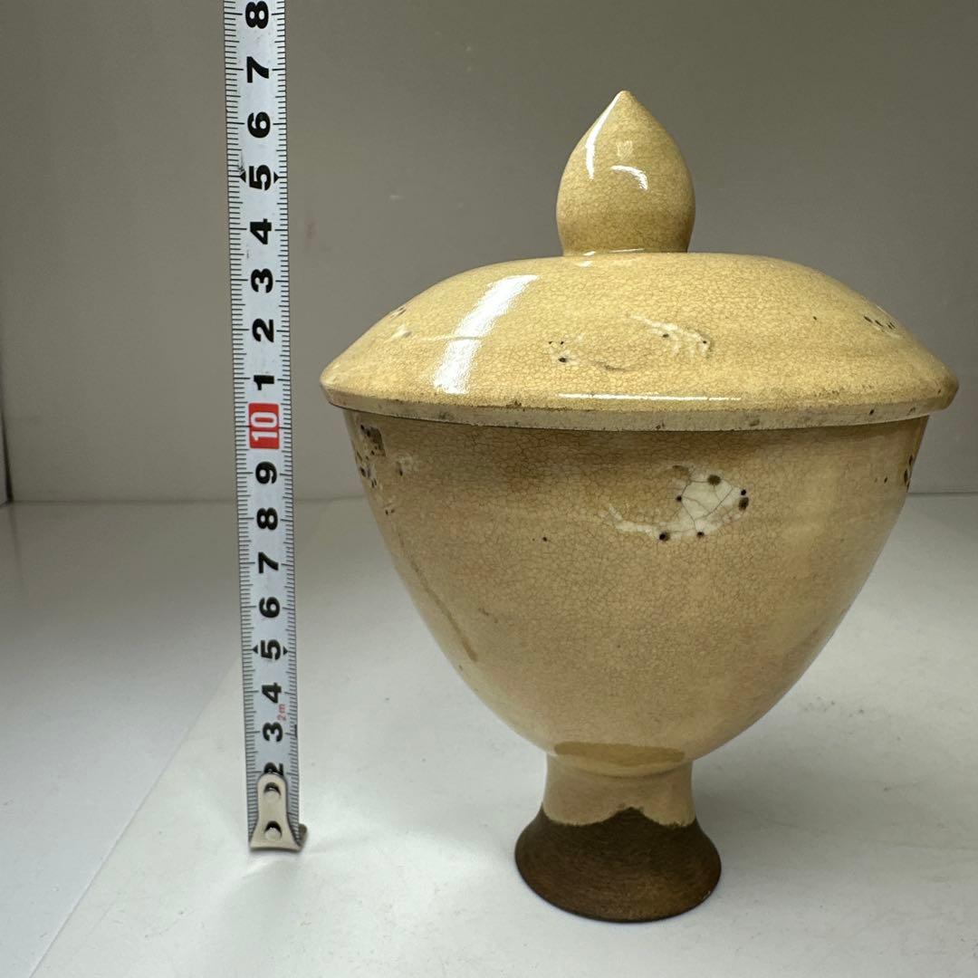 江戸時代　蓋物　香合　螺鈿　東な7-0415①