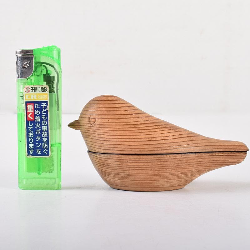 茶道具　塗師　辻石斎造　鳩香合　無盡宗左（即中斎）極め箱　M　R8062