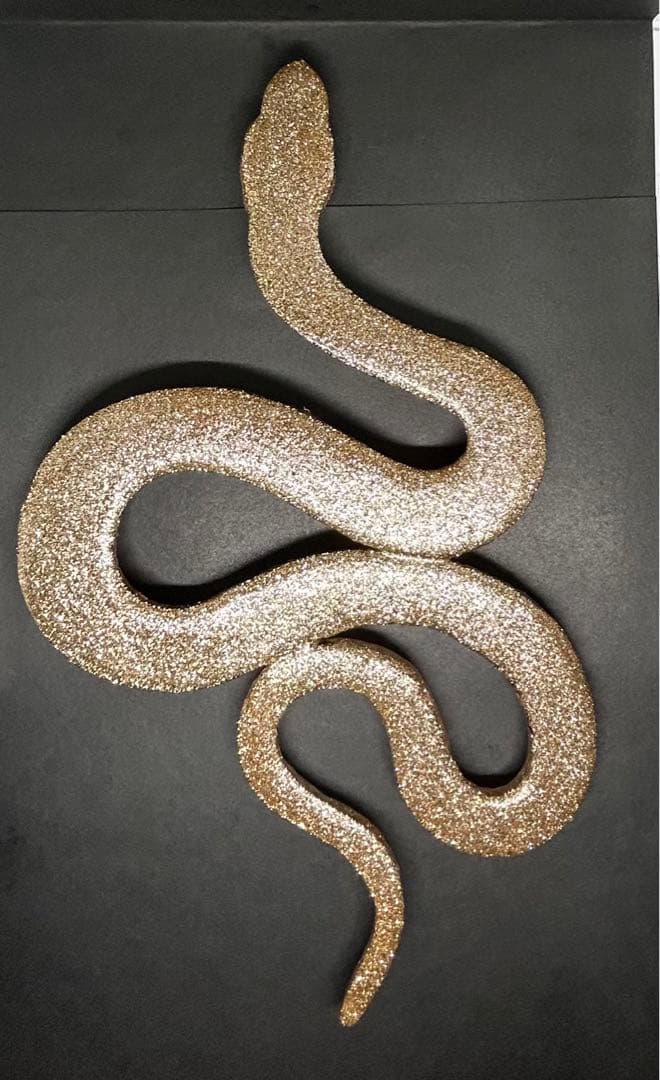 オルゴナイト 白蛇の抜け殻入り 金運 開運 魔除け 家内安全