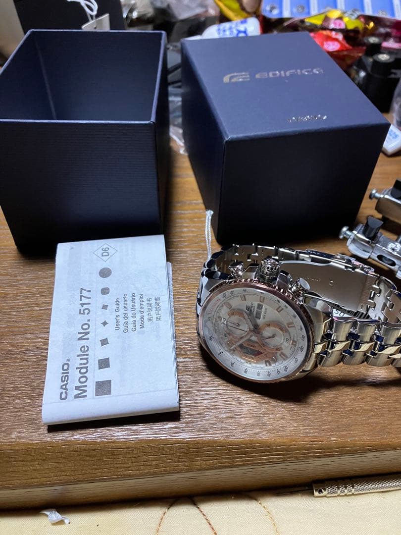 エディフィス　ef-558d-7av カシオ　腕時計　CASIO edifice