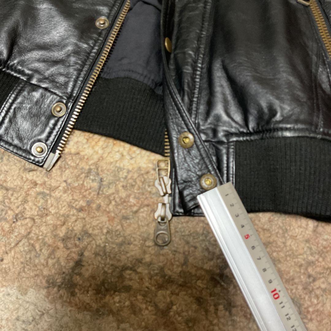 スポーツジャケット　トラッカージャケット　シングルライダース　レザーGジャン