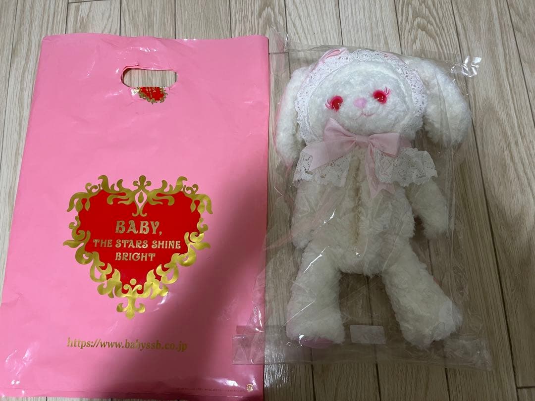 BABY THE STARS うさくみゃポシェット ピンク白