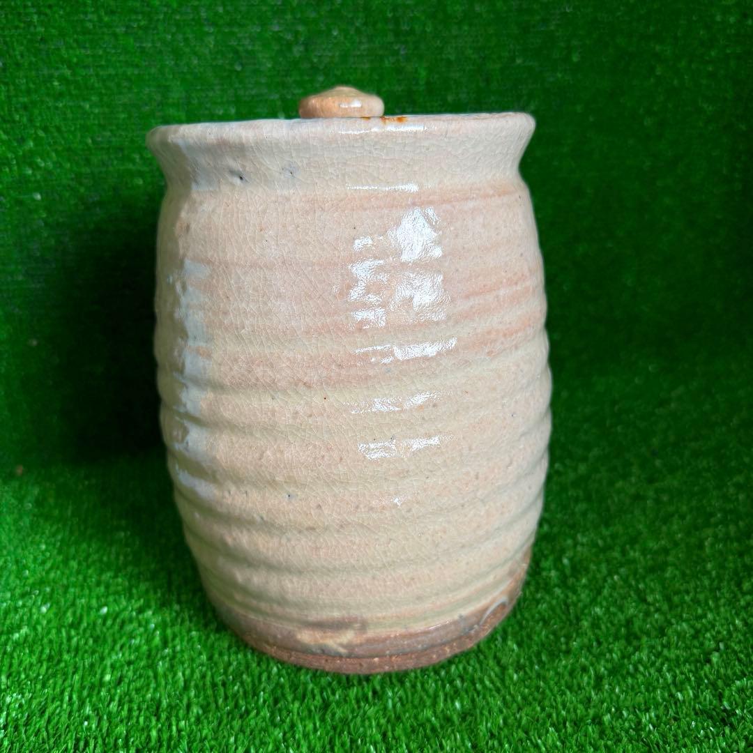 ＆【A0223】未使用保管品/萩焼窯/水指/茶道具/花瓶/水盤/窯印あり